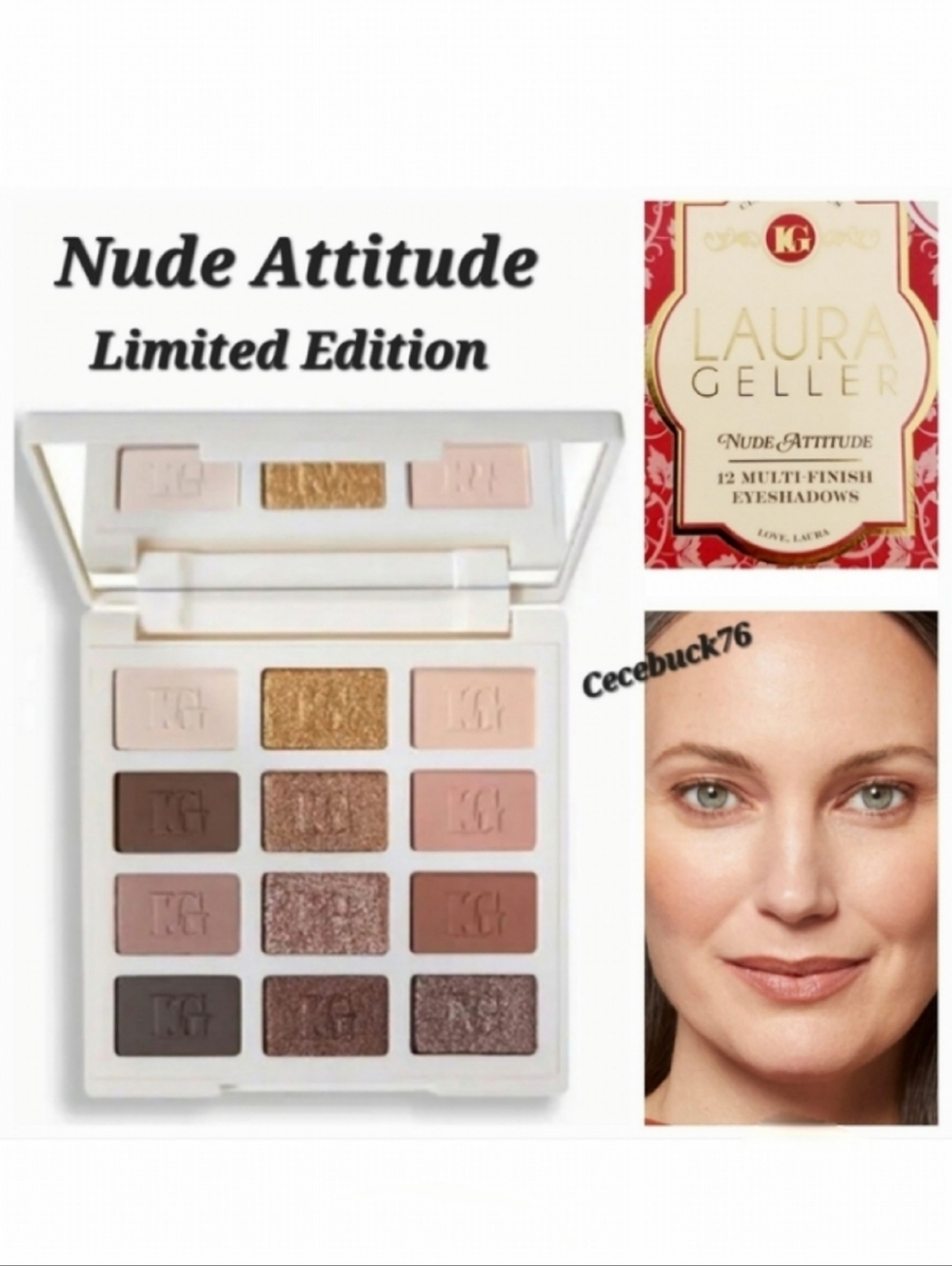 🌺Laura Geller Nude Attitude Eyeshadow Palette Limited Edition
